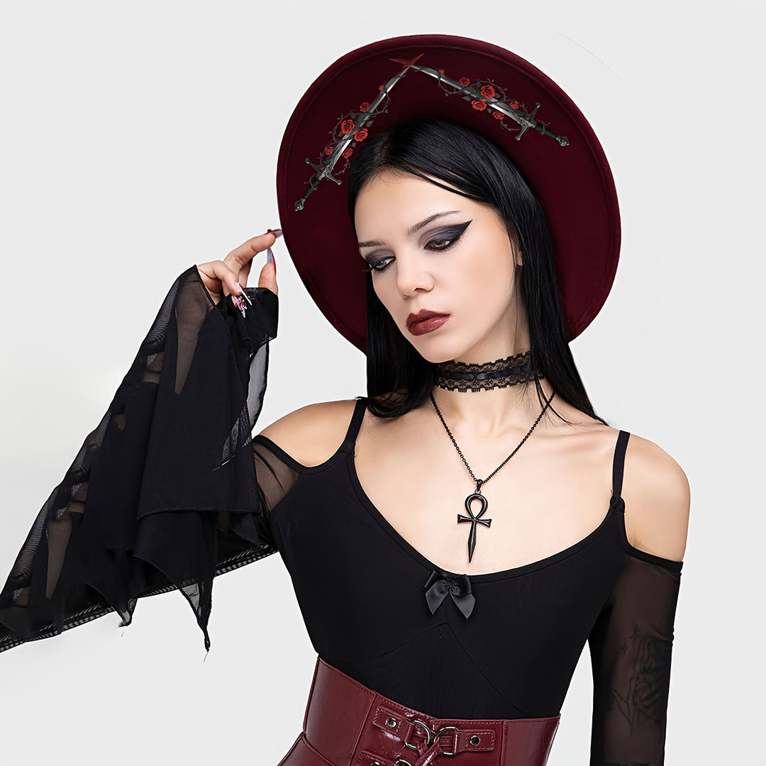 Swords Wide Brim Hat