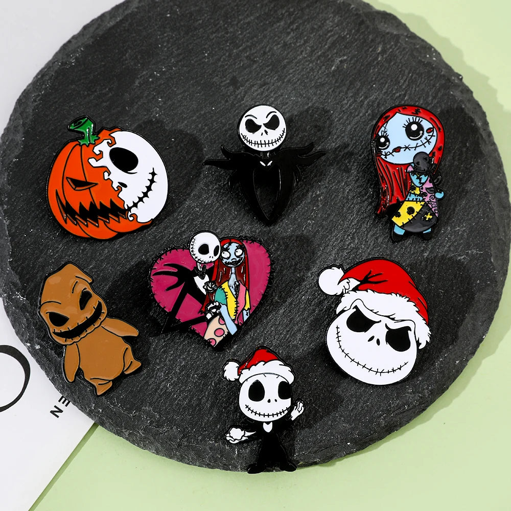The Nightmare Before Christmas Brooches