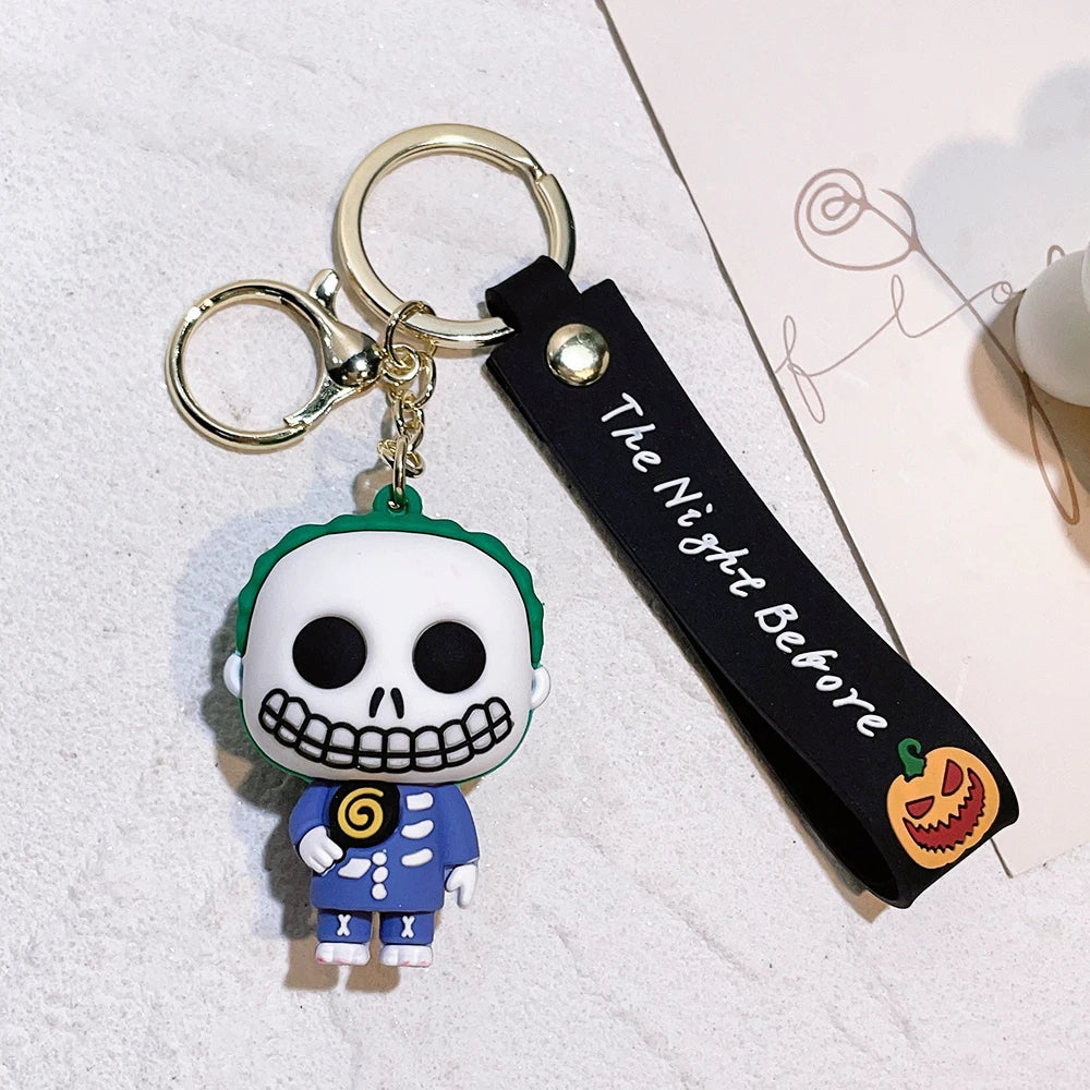 The Nightmare Before Christmas Keychains - Barrel Mask On