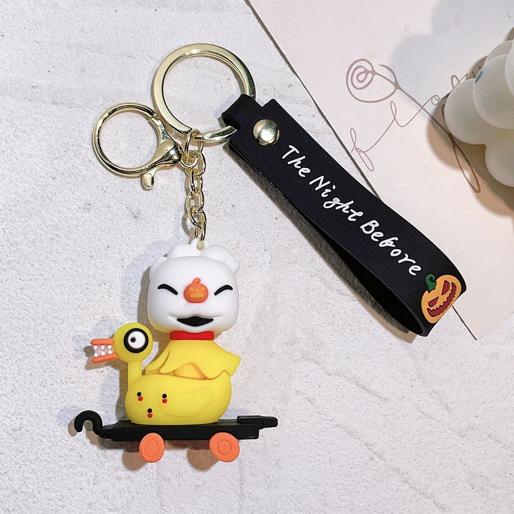 The Nightmare Before Christmas Keychains - Haunted Duck