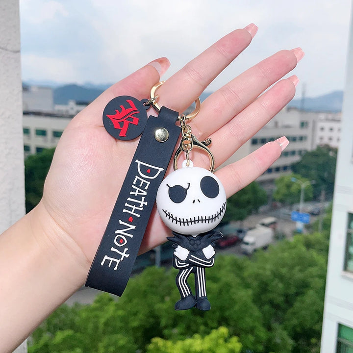 The Nightmare Before Christmas Keychains - Jack Death Note
