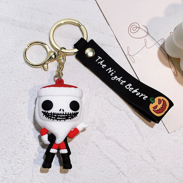 The Nightmare Before Christmas Keychains - Jack Sandy Claws