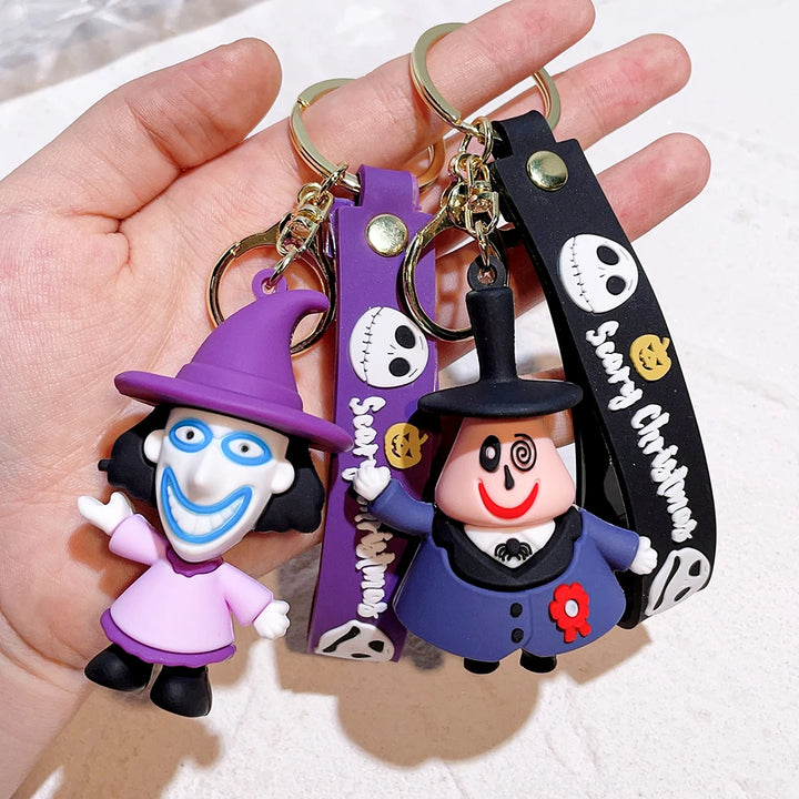The Nightmare Before Christmas Keychains - Mayor & Shock