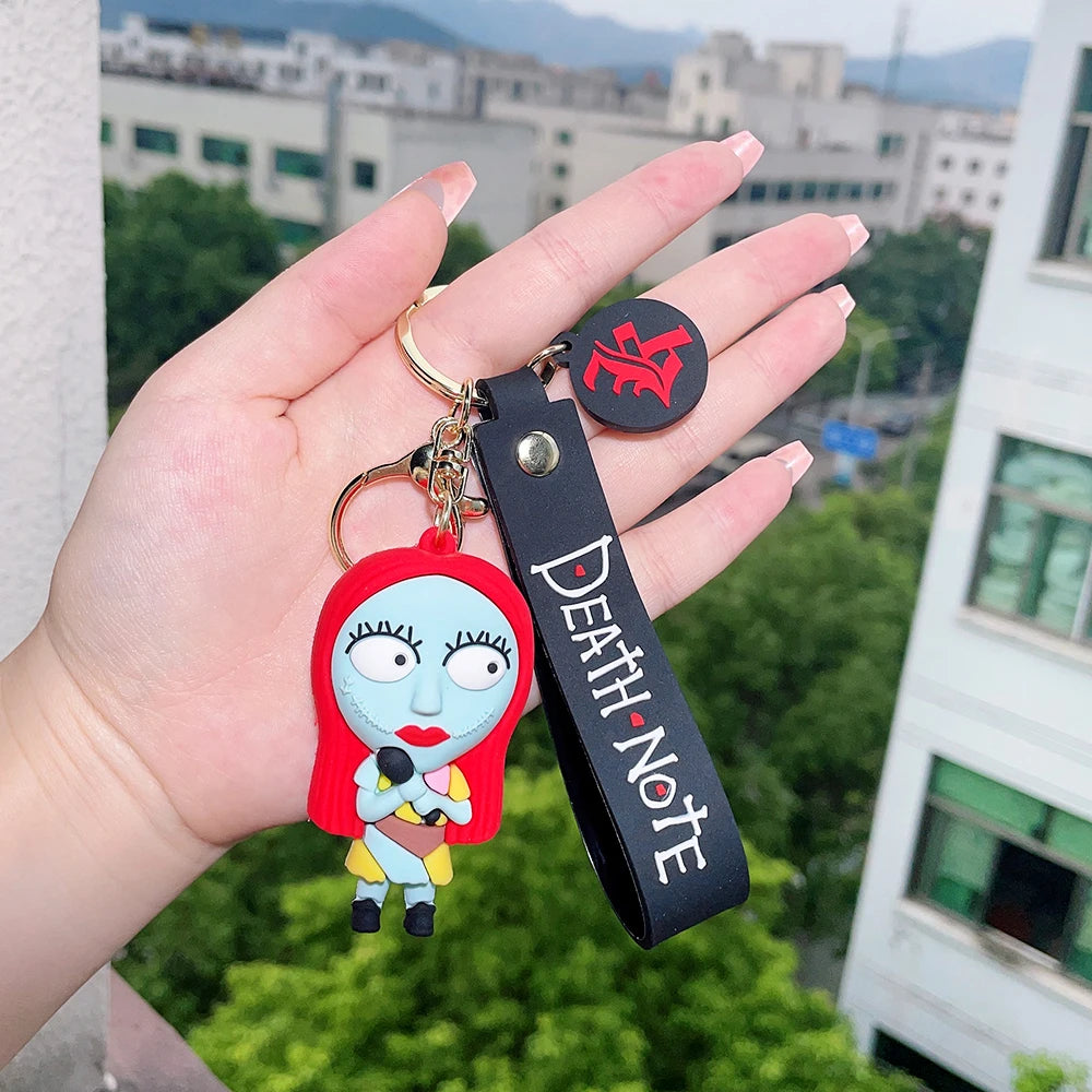The Nightmare Before Christmas Keychains - Sally Death Note