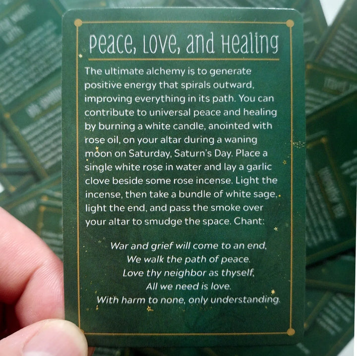The Practical Witch's Spell Card