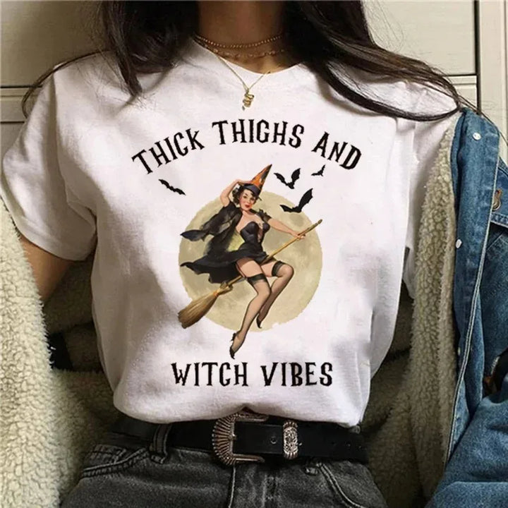 Thick Thighs and Witch Vibes T-Shirt