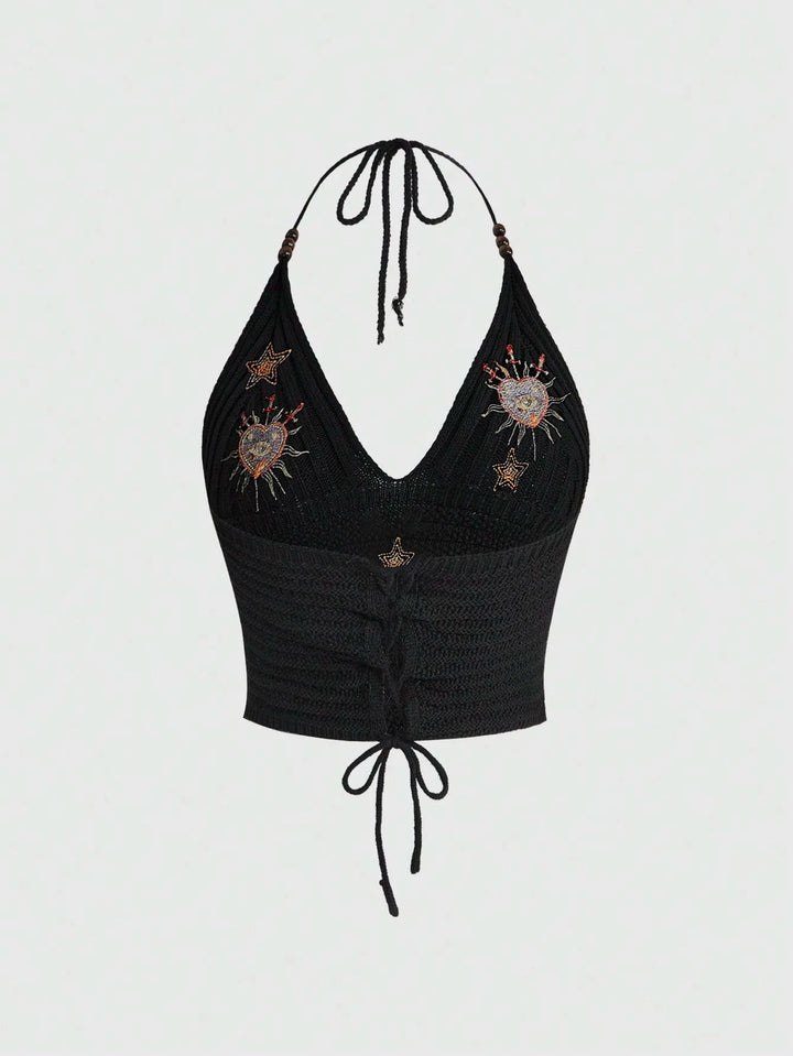 Three Of Swords Knit Top