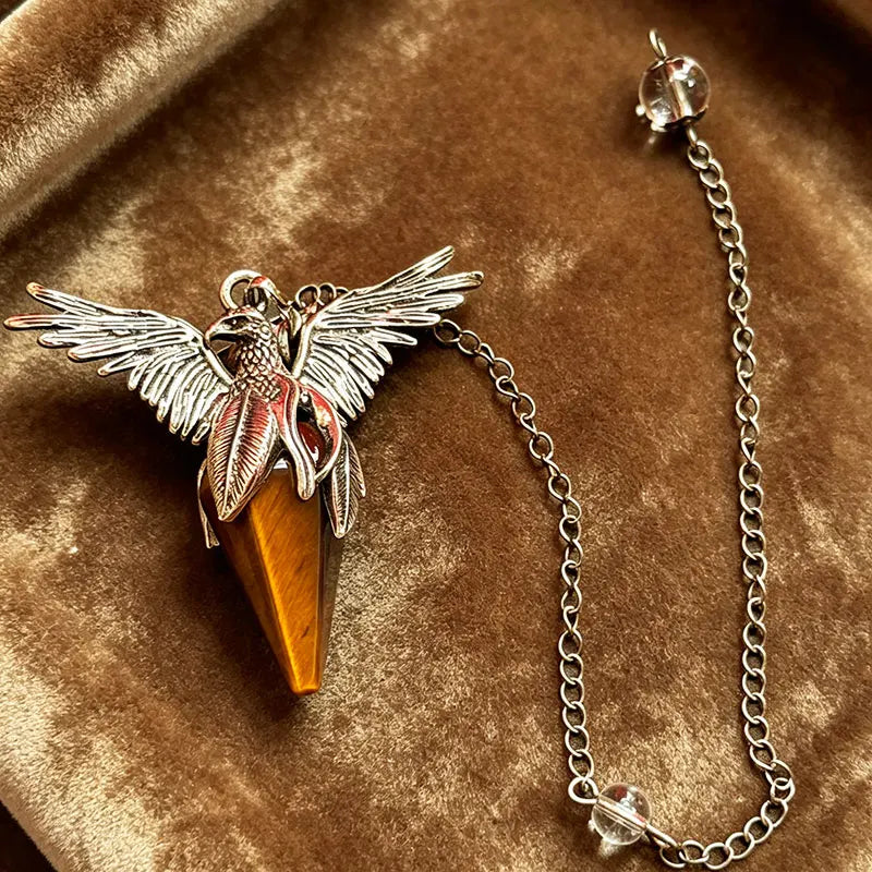 Tiger Eye Phoenix Pendulum
