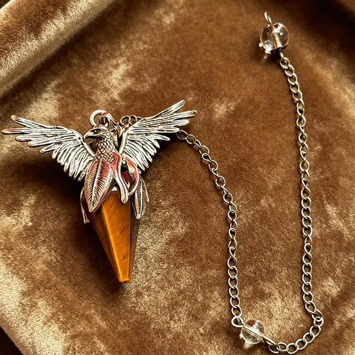 Tiger Eye Phoenix Pendulum