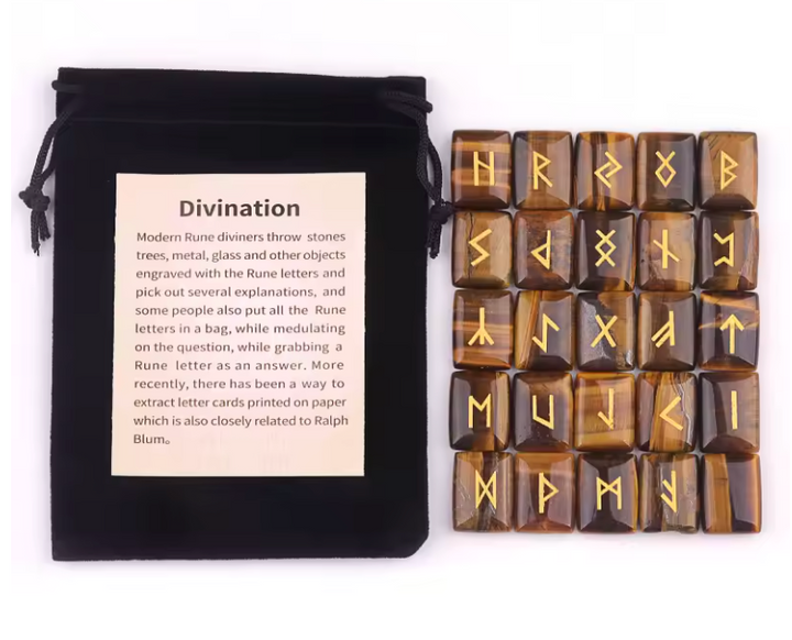 Tiger Eye Stone Runes