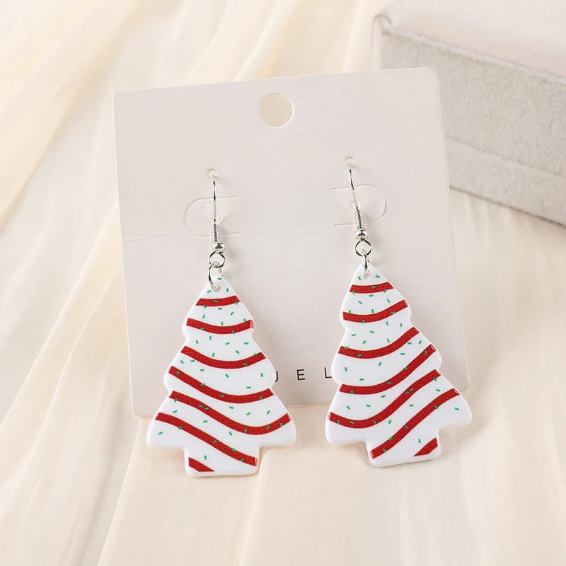 Tree Christmas Earrings