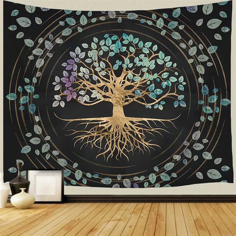 Tree Leaf Tapestry