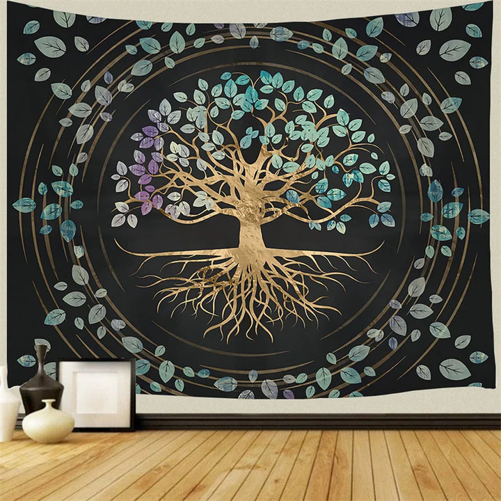 Tree Leaf Tapestry
