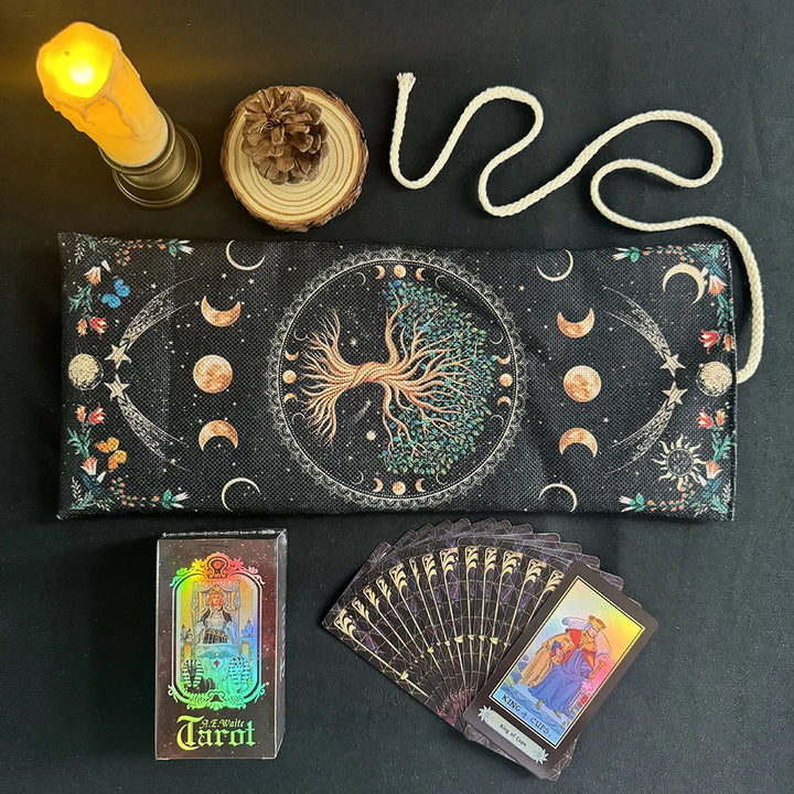 Tree Of Life Moon Tarot Storage Bag