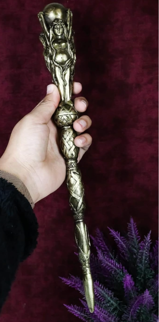 Triple Goddess Magic Wand