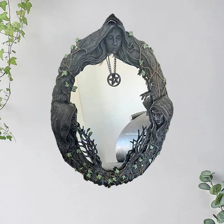 Triple Goddess Wall Mirror