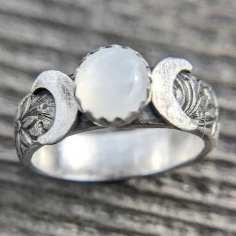 Triple Moon Band Ring