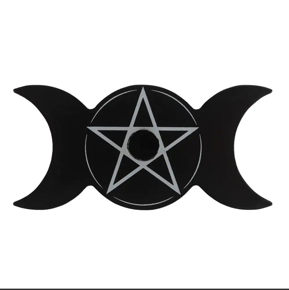 Triple Moon Candle Holder