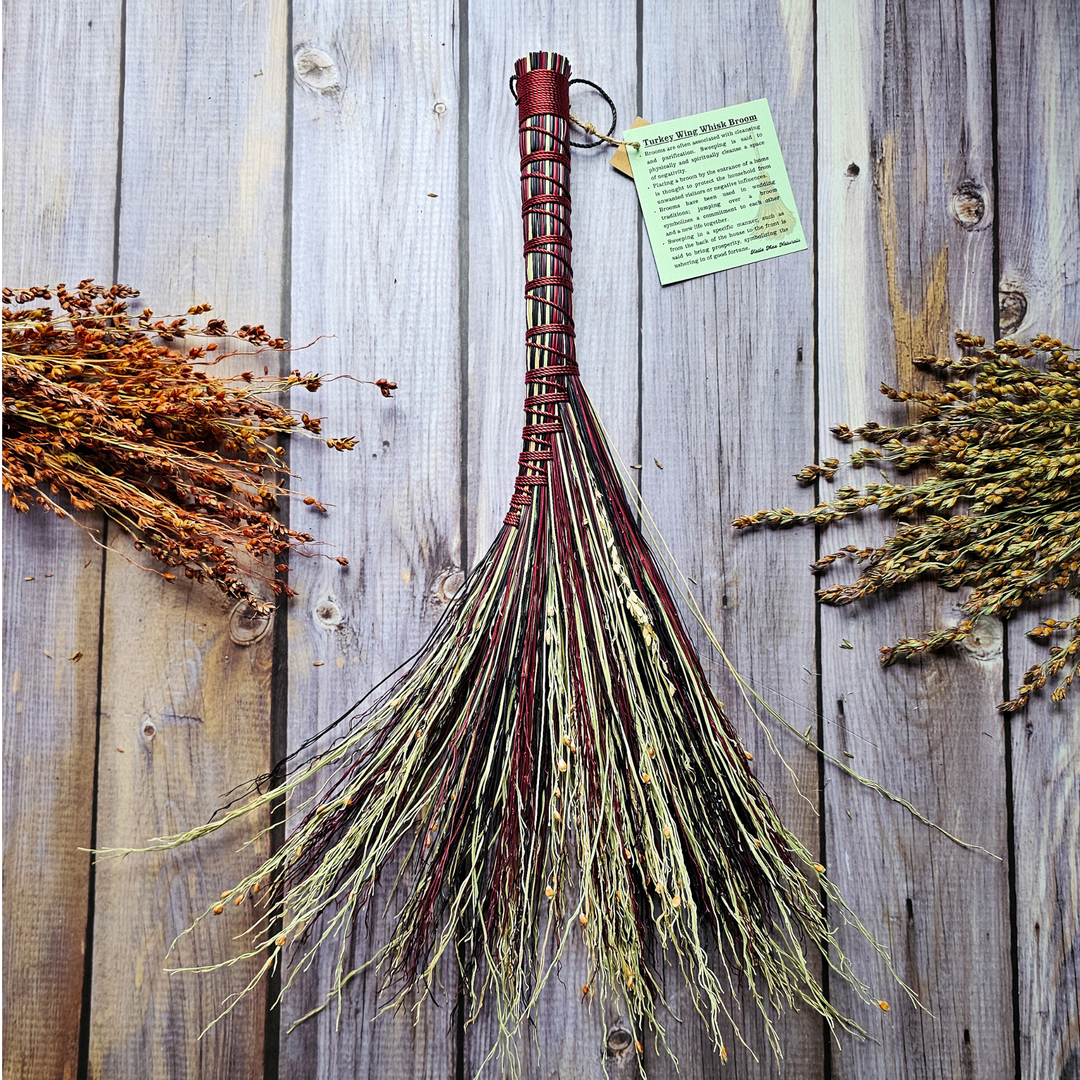 Turkey Wing Whisk Broom
