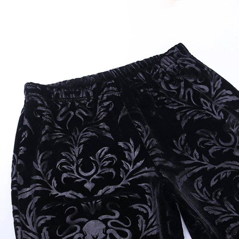 Velvet Moon Floral Pants