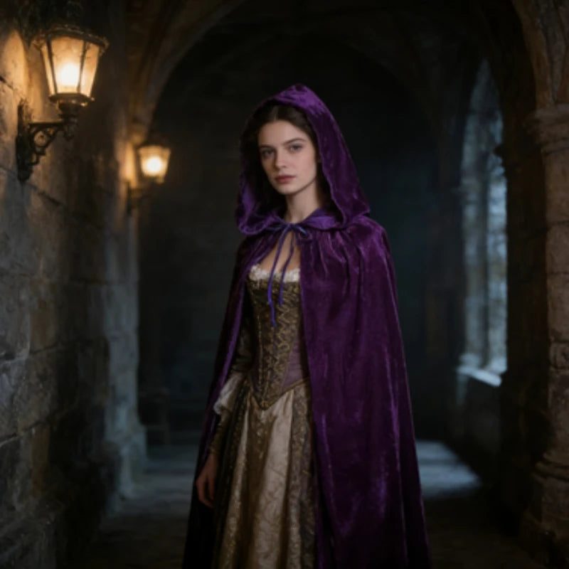 Velvet Witch Cloaks - Multiple Colors