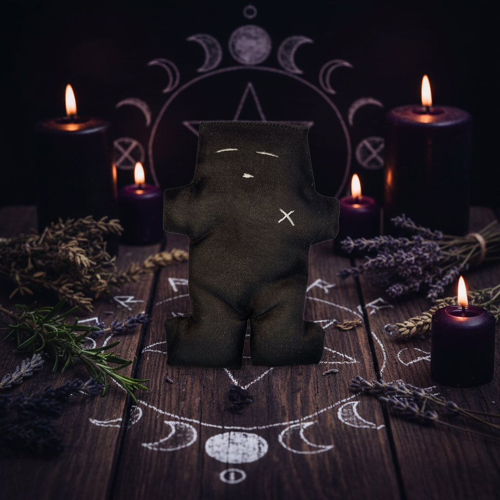 Black Voodoo Doll