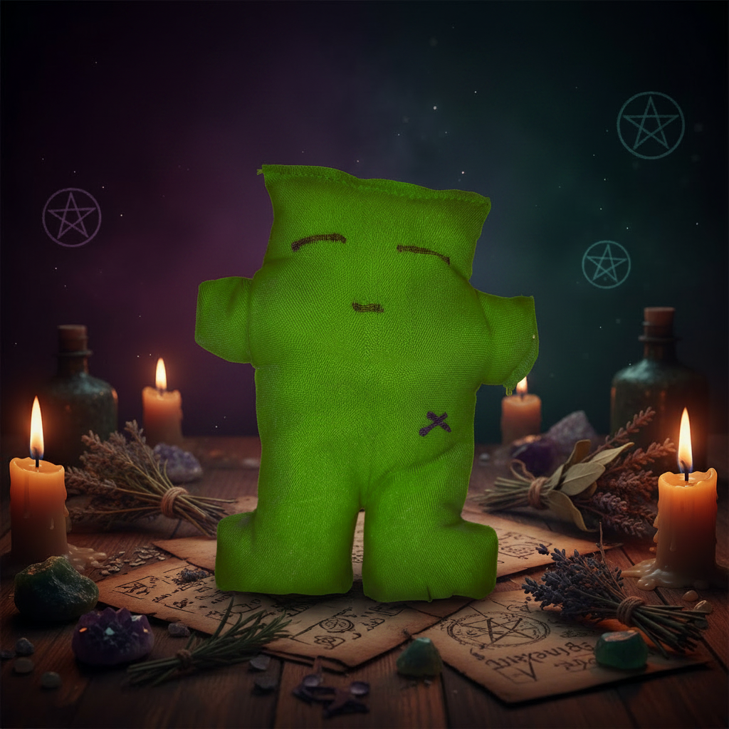 Green Voodoo Doll