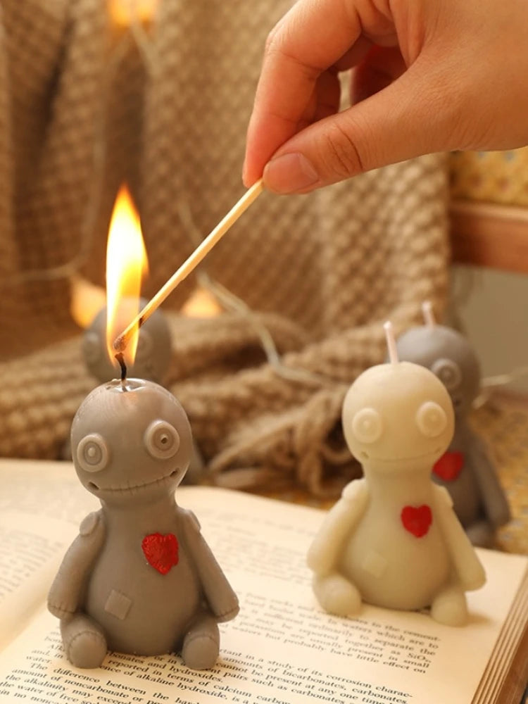Voodoo Doll Witchcraft Candles