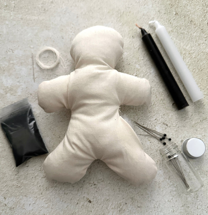White Poppet Doll Ritual Kit