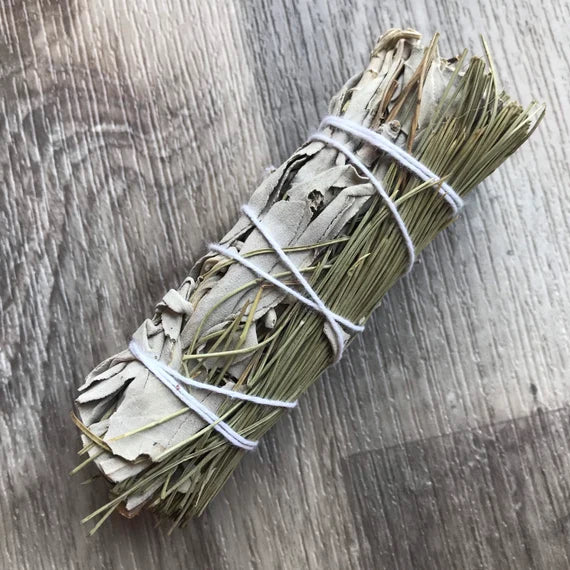 White Sage & Pine Smudge Stick