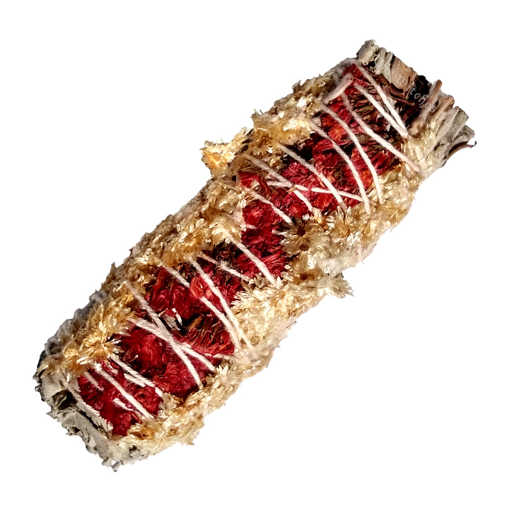 White Sage with Panaceum & Red Satice Smudge Bundle
