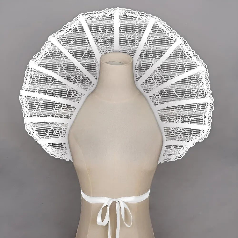 White Spiderweb Collar