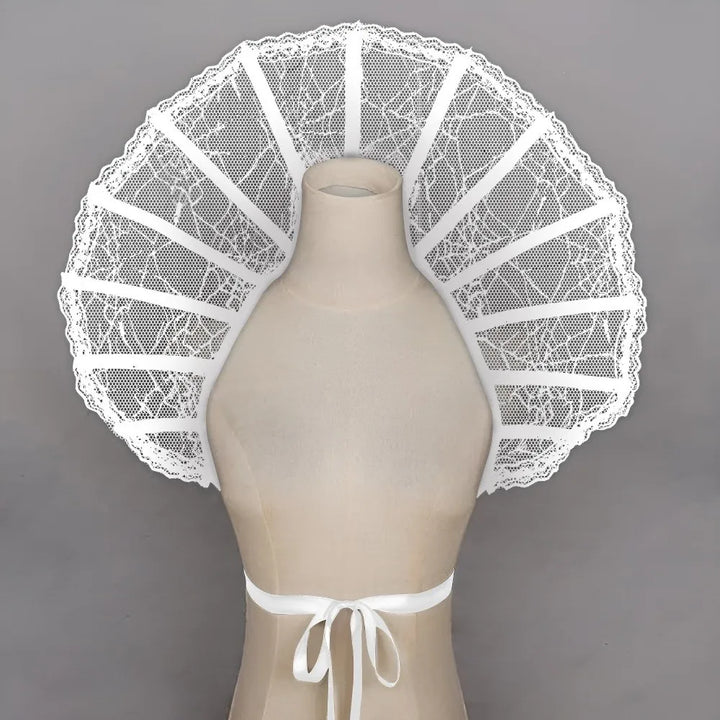White Spiderweb Collar