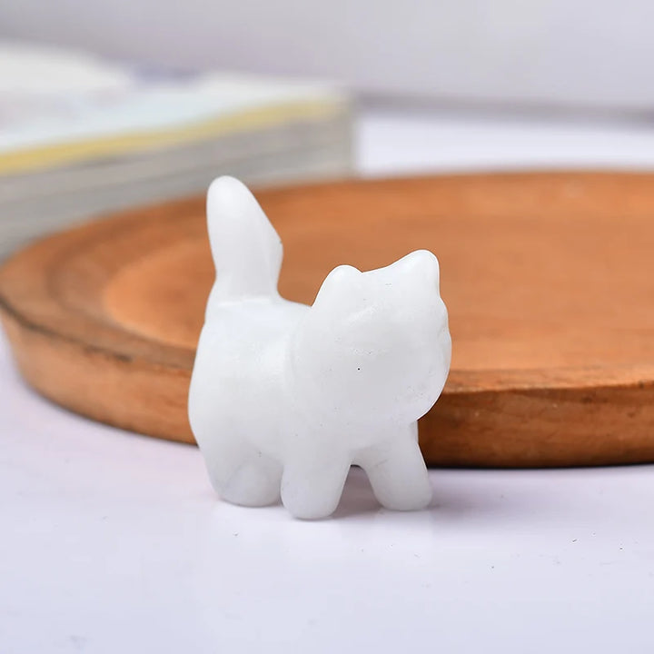 White Stone Cat