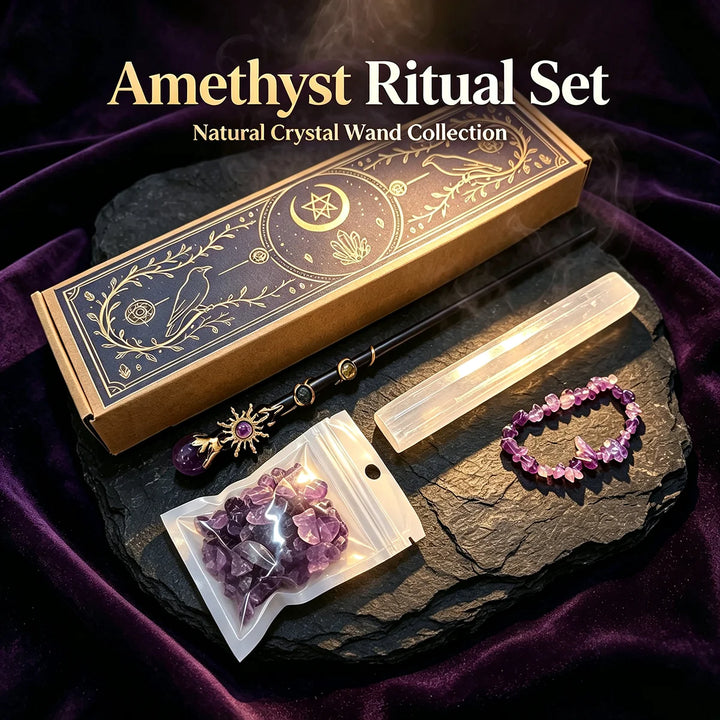 Wiccan Crystal Wand Kits
