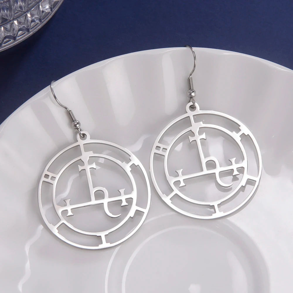Wiccan Silver Earrings