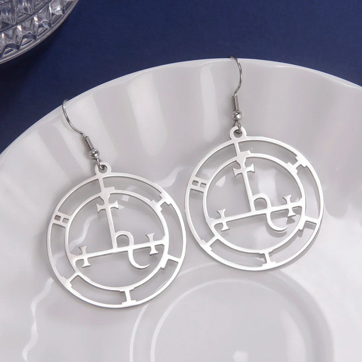Wiccan Silver Earrings