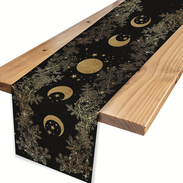 Wild Flower Moon Phase Table Runners