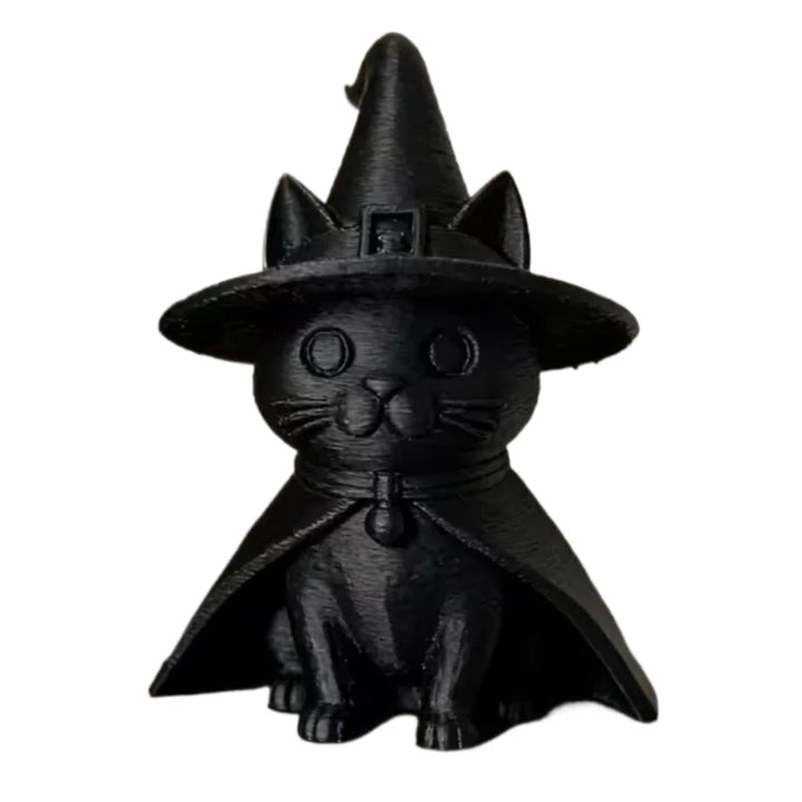 Witch Black Cat Figurine Halloween Decor