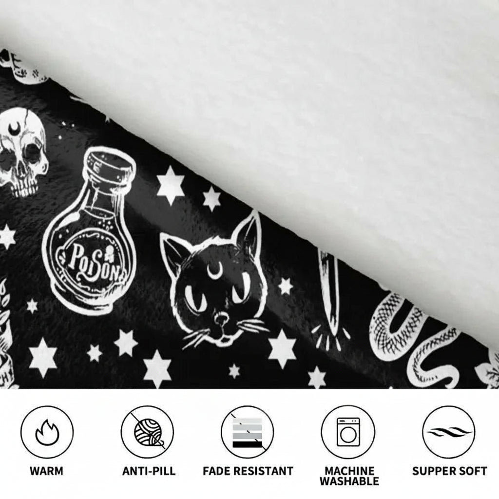 Witch Blanket Hoodie Specs