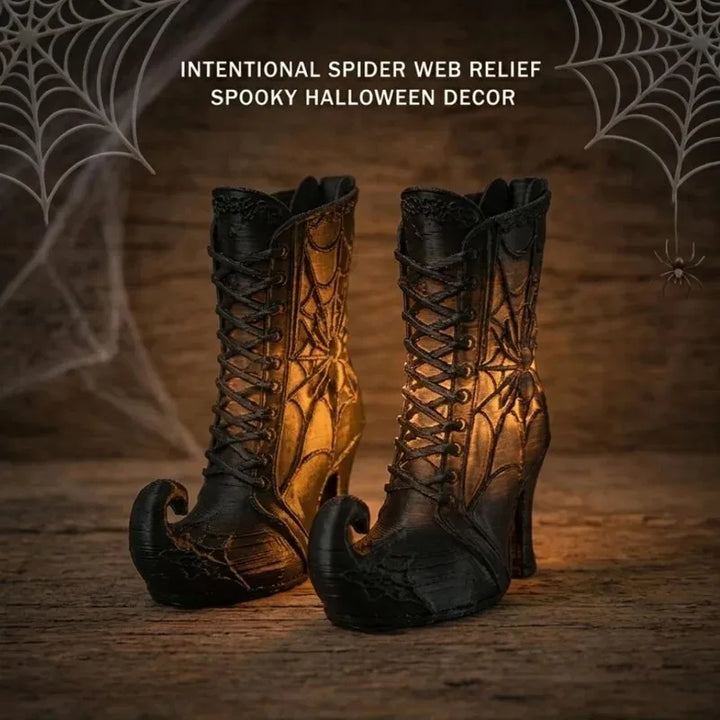 Witch Boot Halloween Decor