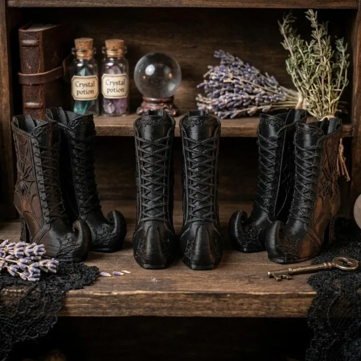 Witch Boot Vases