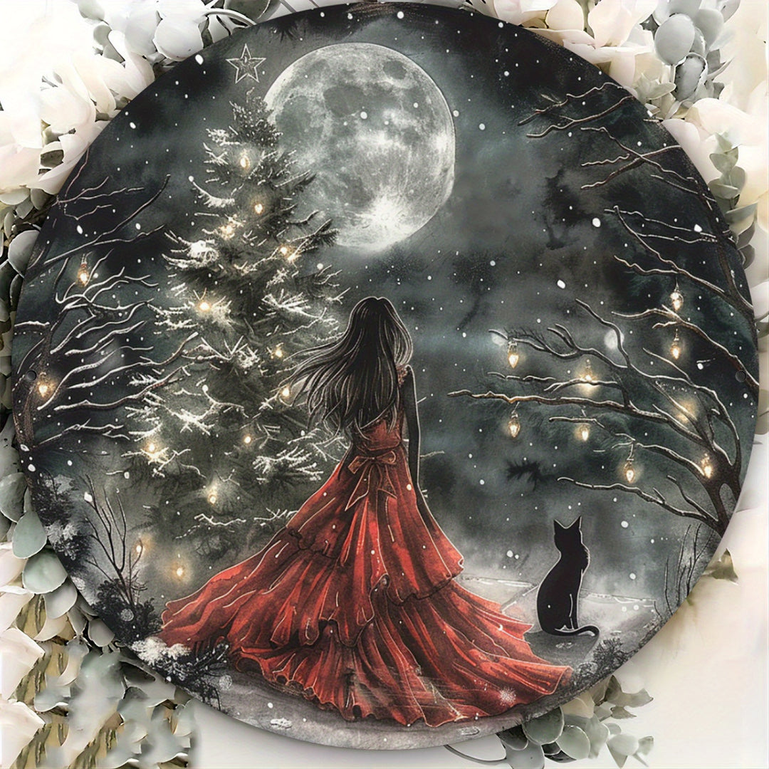 Witch Christmas Wall Decor