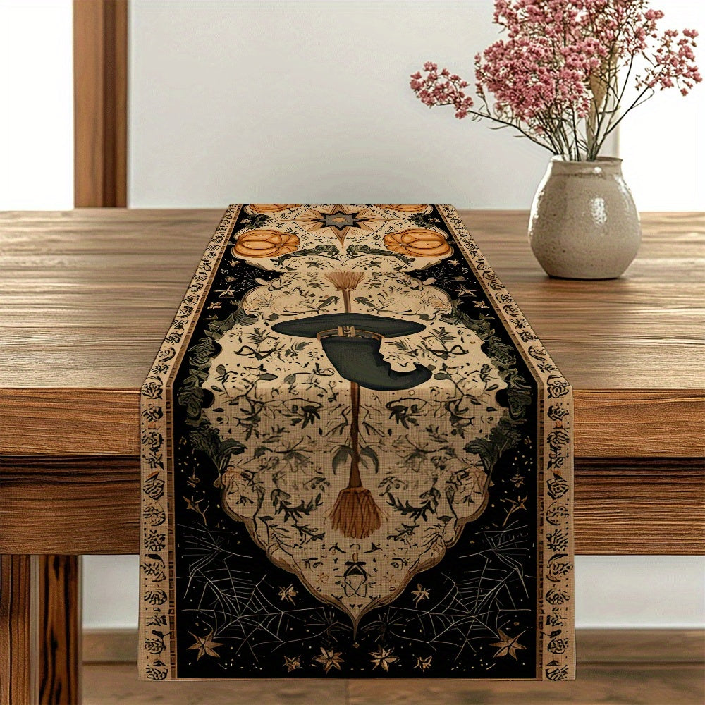 Witch Halloween Table Runner
