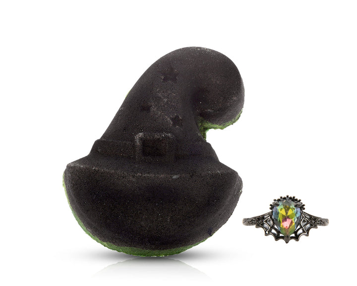 Witch Hat Bath Bomb with Ring Inside