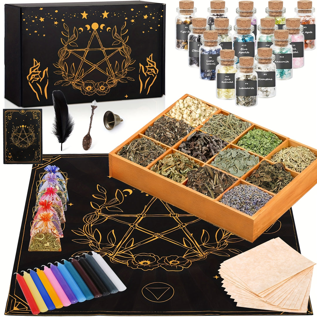 Witch Herbs Crystal Kit