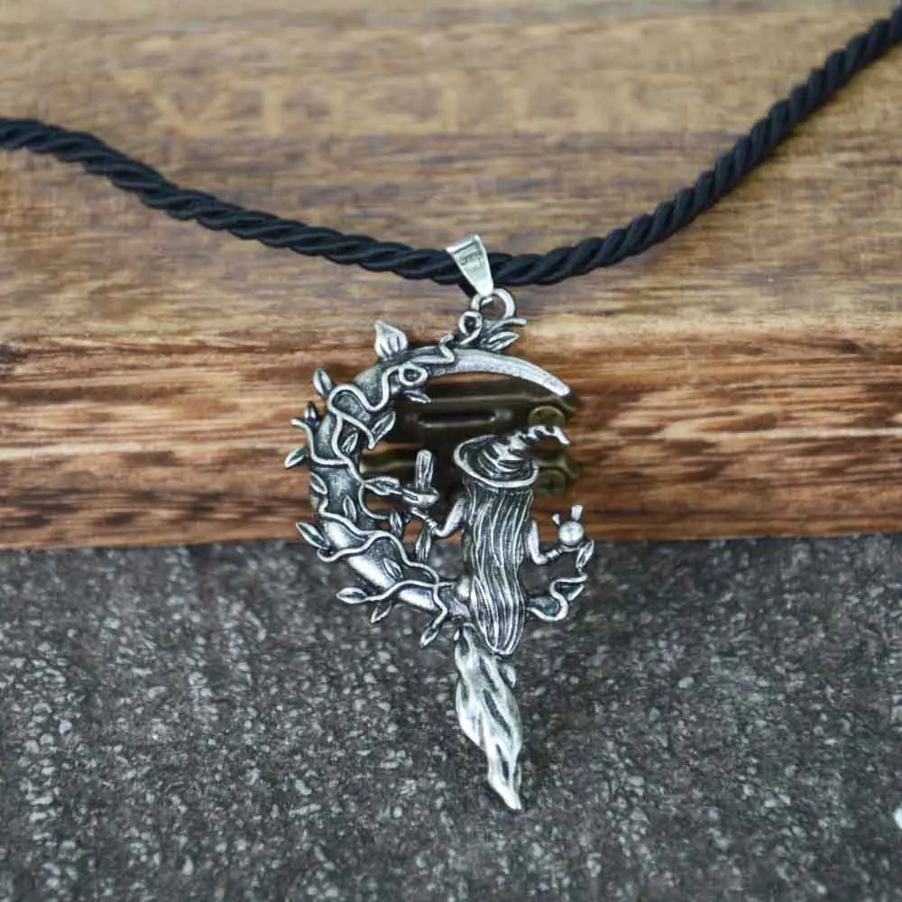 Witch Moon Silver Necklace