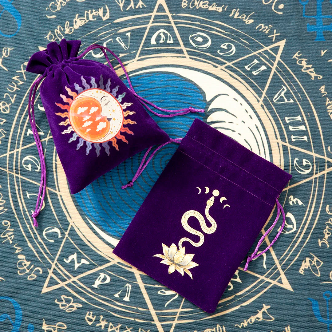 Witch Purple Tarot Storage Bags