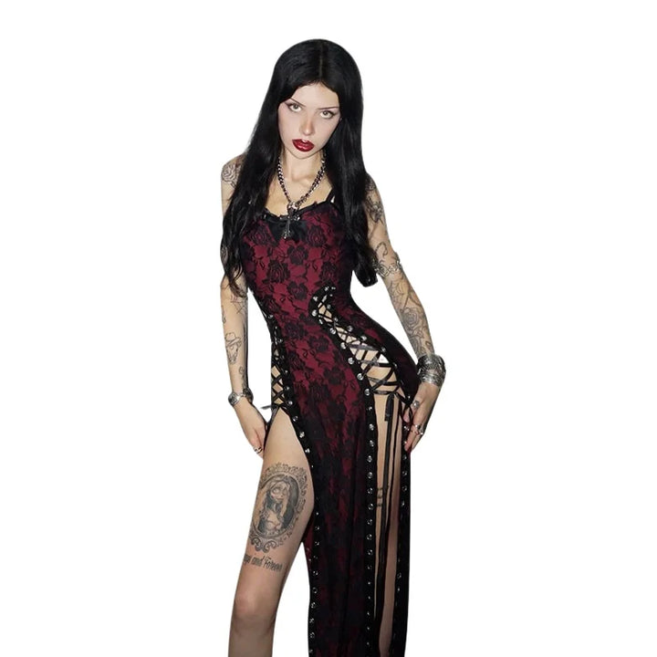 Witch Red Rose Dress