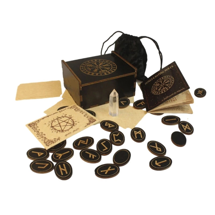 Witch Wood Runes Set